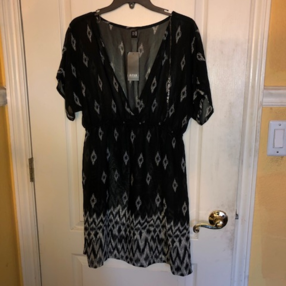 a.n.a Sheer Dress/Tunic - Large